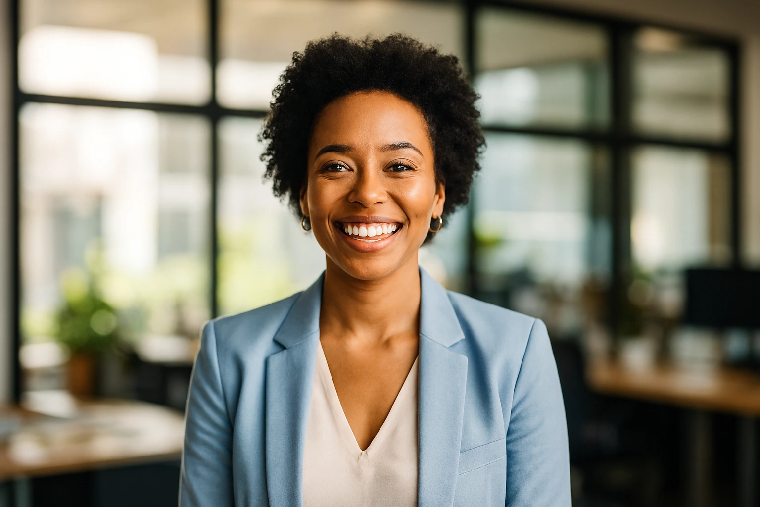 Person working on a blue laptop
